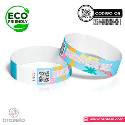 Brazalete Ecológico Personalizado con Código QR